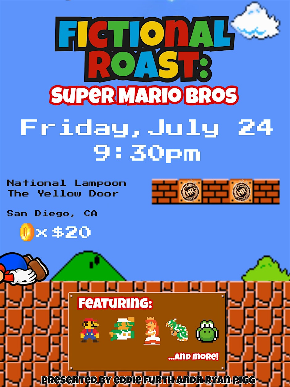 Poster for Fictional Roast: Super Mario Bros