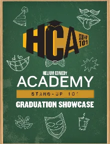 Poster for The Neon Room at Helium: Stand-Up 101 Graduation Showcase