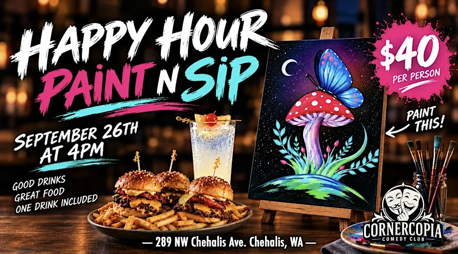 Poster for Happy Hour Paint n Sip