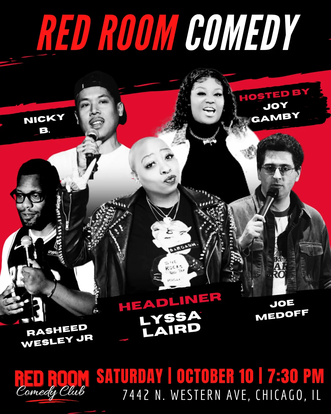 Poster for RED ROOM COMEDY