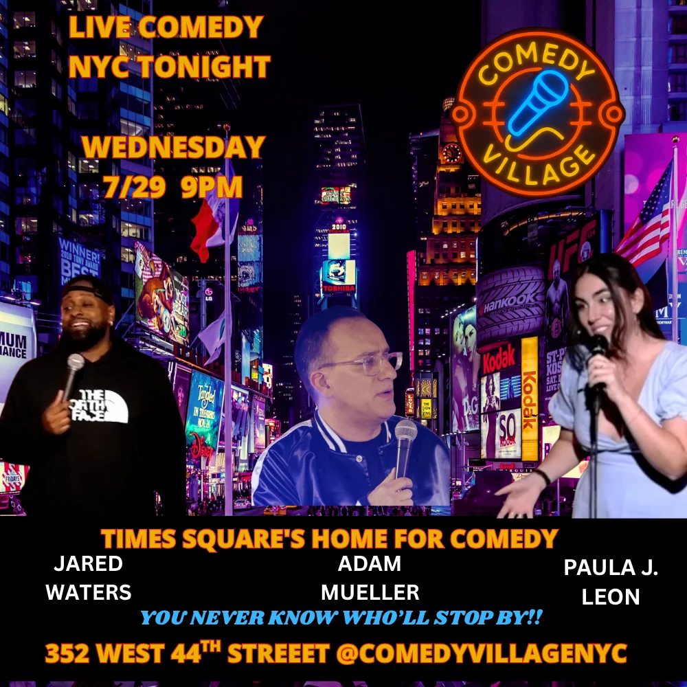 Poster for NYC Stand-Up | Wed, July 29th @9 PM