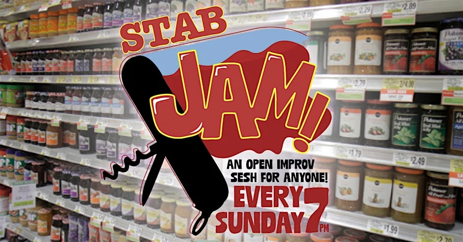 Poster for STAB! Jam! - An Open Improv Jam