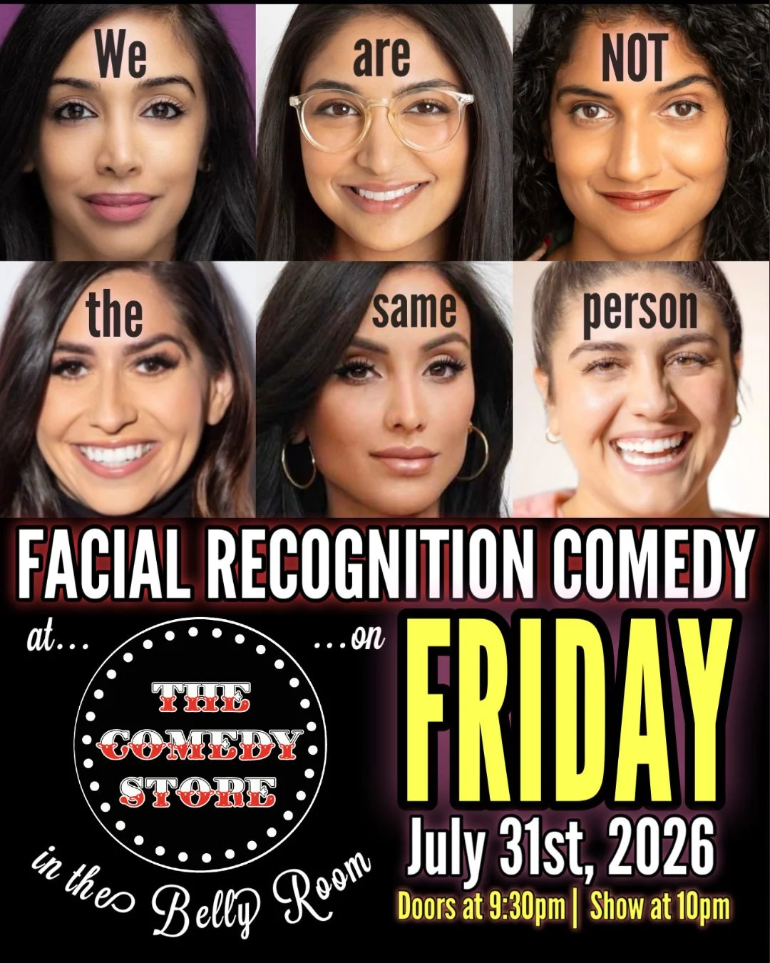 Poster for Facial Recognition Comedy
