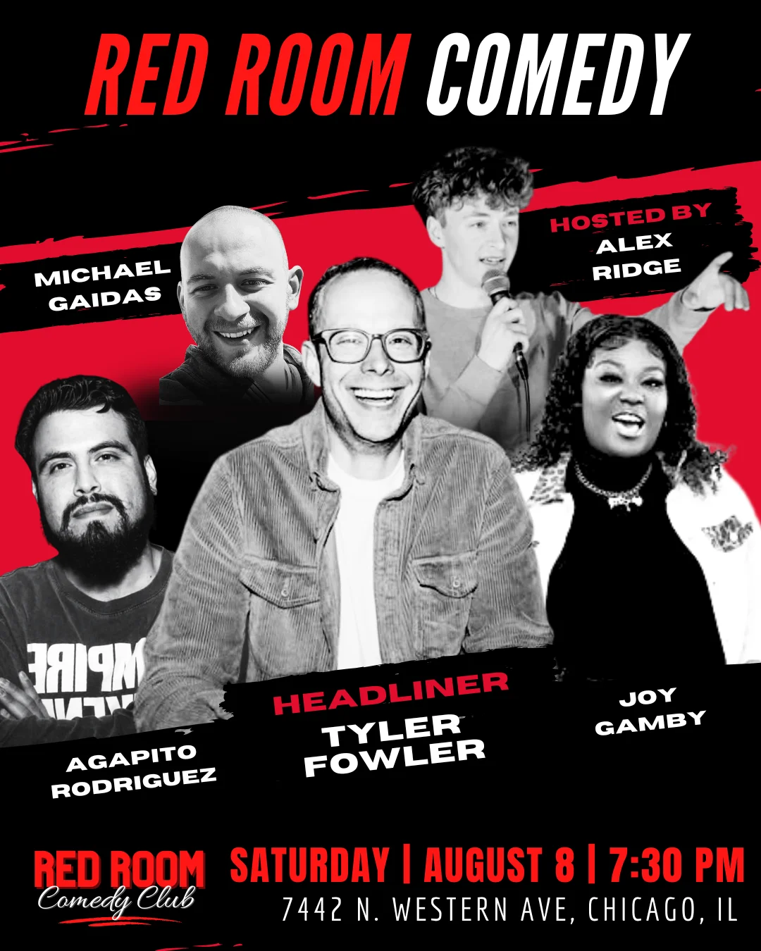 Poster for RED ROOM COMEDY