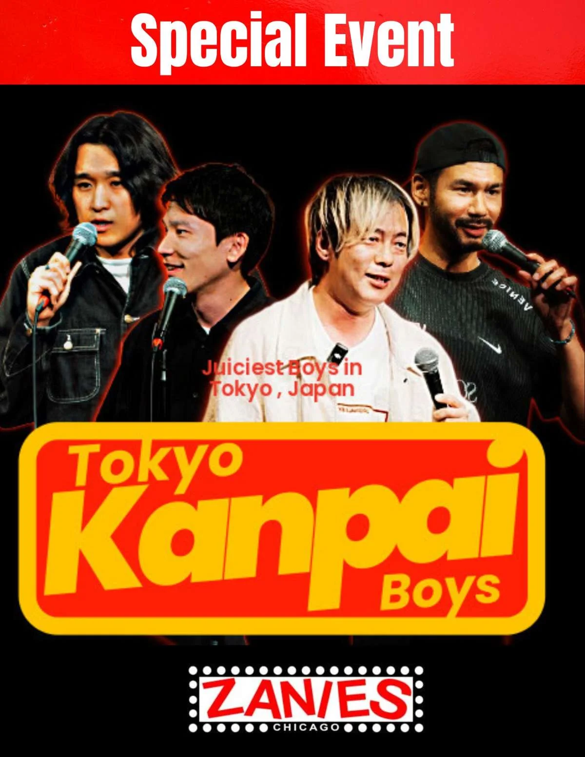 Poster for Tokyo Kanpai Boys – Special Event
