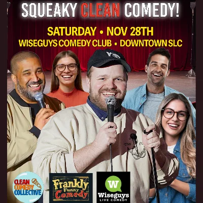 Poster for Squeaky Clean Comedy Show