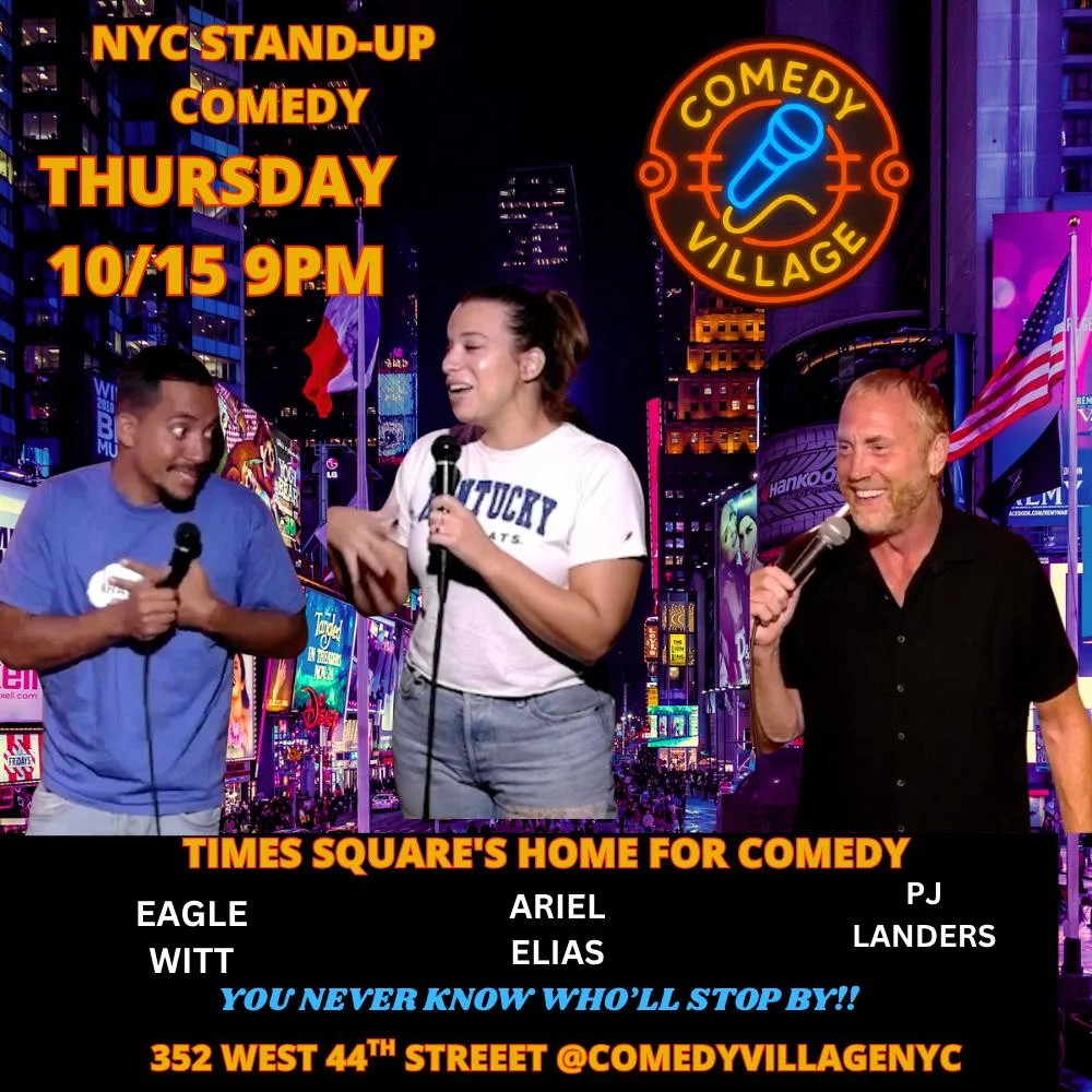 Poster for NYC Stand-Up | Thurs, October 15th @9 PM