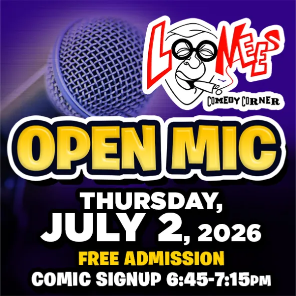 Poster for OPEN MIC - Free Admission!