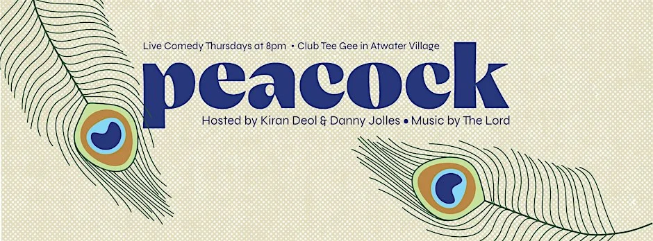 Poster for Peacock: A Comedy Show at Club Tee Gee