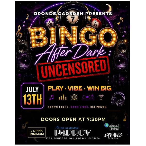 Poster for BINGO AFTER DARK: UNCENSORED 🎤🔥