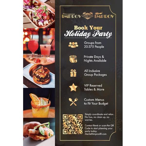 Poster for Halfway to Christmas: Time to Book Your Holiday Party