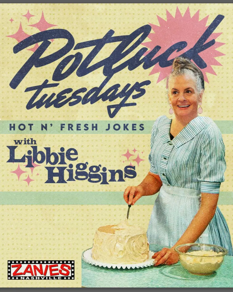 Poster for Potluck Tuesdays With Libbie Higgins