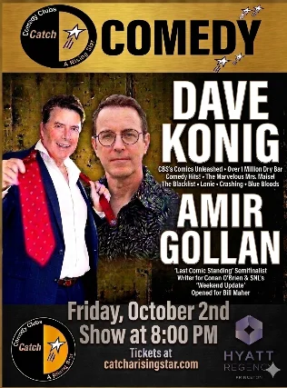 Poster for Dave Konig and Amir Gollan