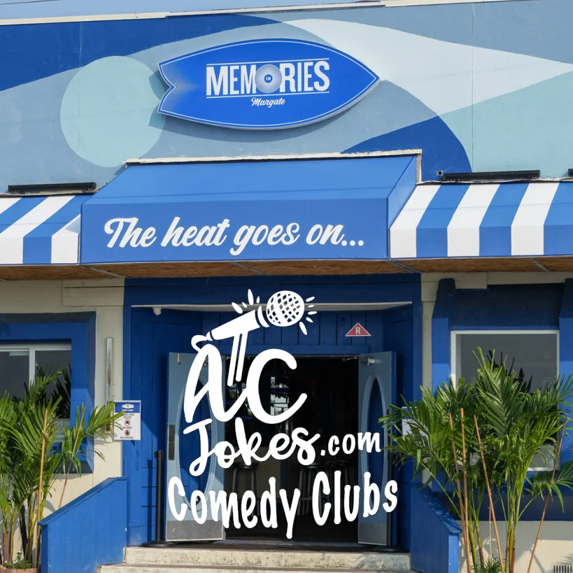 Poster for Margate City Comedy - AC Jokes Thursday Night Stand-Up at Memories | 8/6/26 - 8PM