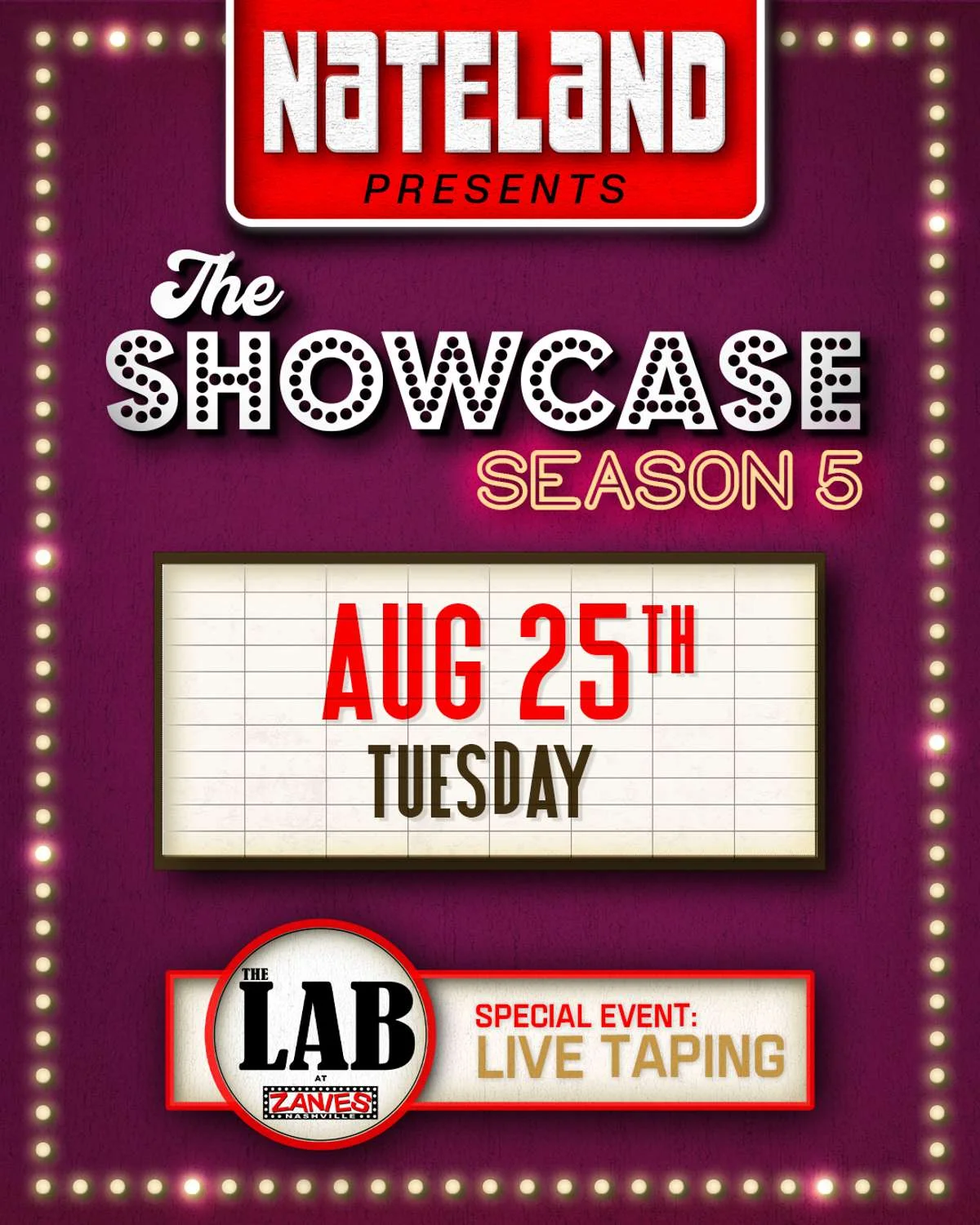 Poster for Nateland Presents: The Showcase Season 5