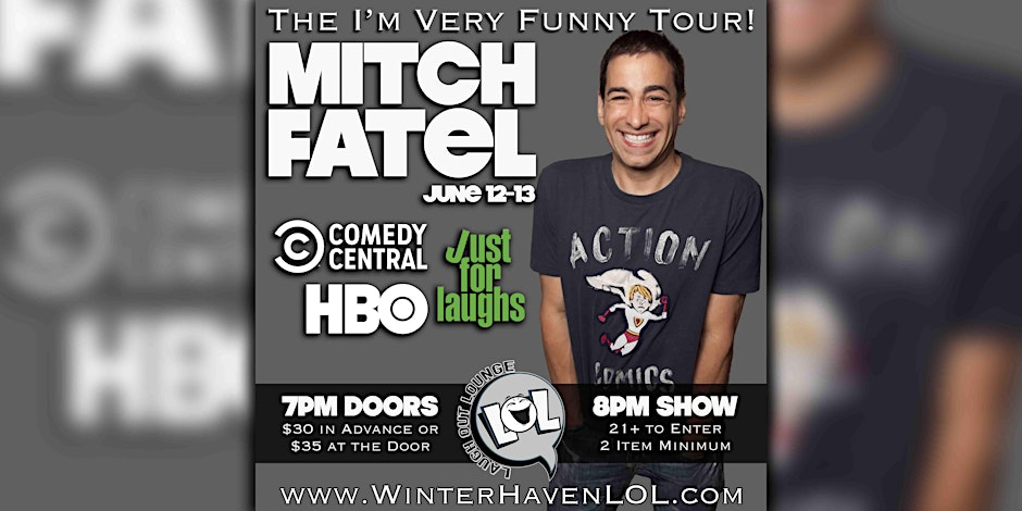 Poster for Mitch Fatel from Comedy Central!