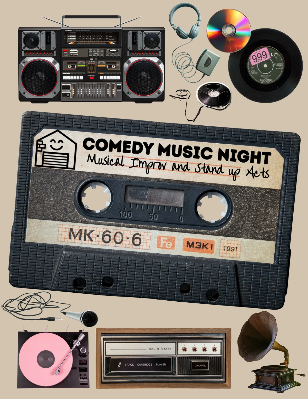 Poster for Comedy Music Night