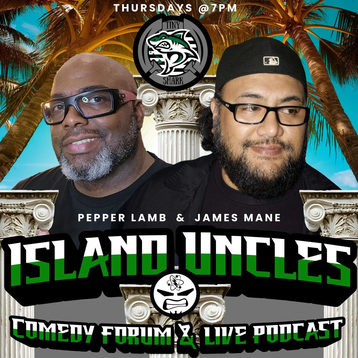 Poster for THE ISLAND UNCLE COMEDY FORUM - AUG 13th