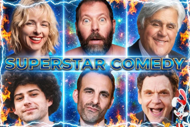 Poster for Tonight at the Improv ft. Bert Kreischer, Jay Leno, Brian Monarch, Eric Freedman, Erica Rhodes, and VERY Special Guests