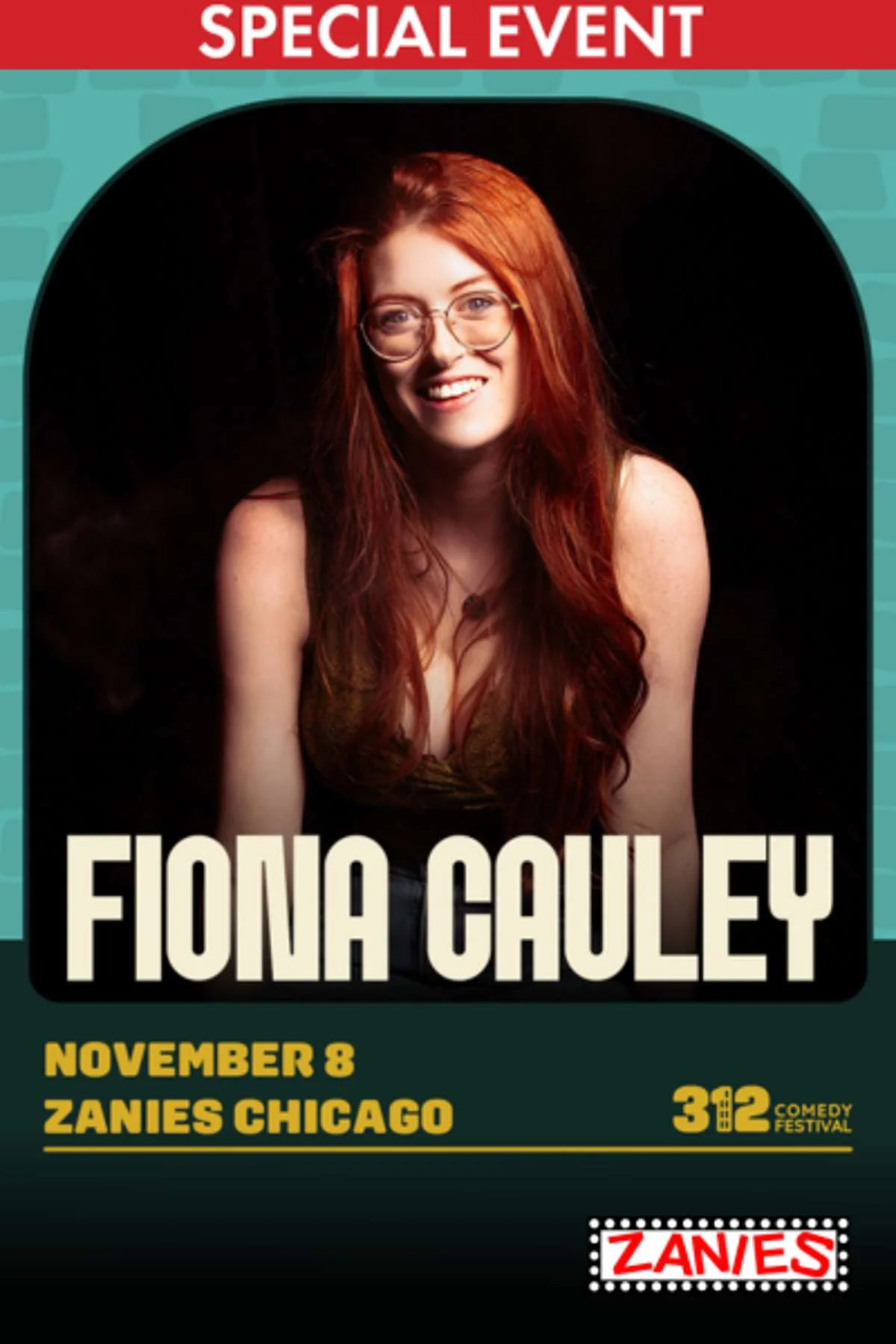 Poster for Fiona Cauley **Special Event**