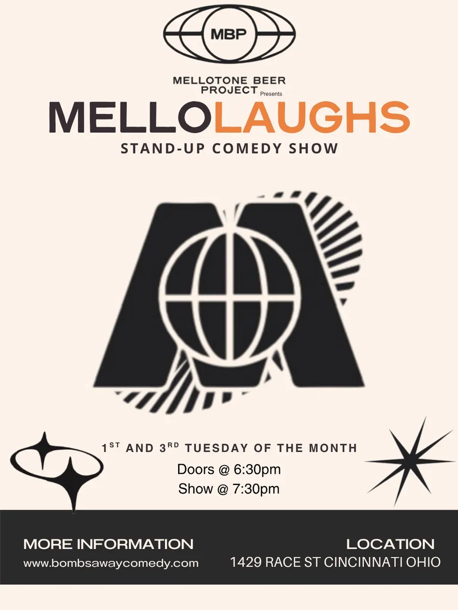Poster for MelloLaughs Comedy Showcase