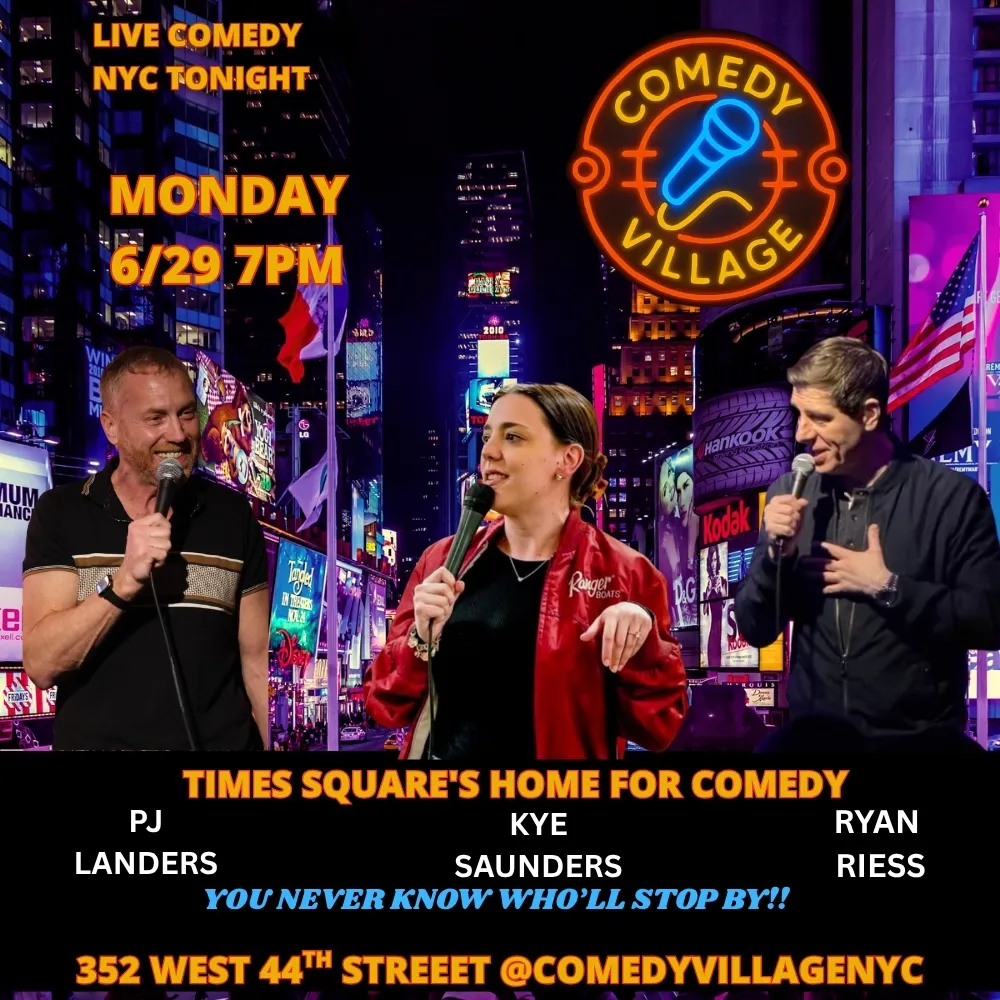 Poster for NYC Stand-Up | Mon, June 29th @7 PM