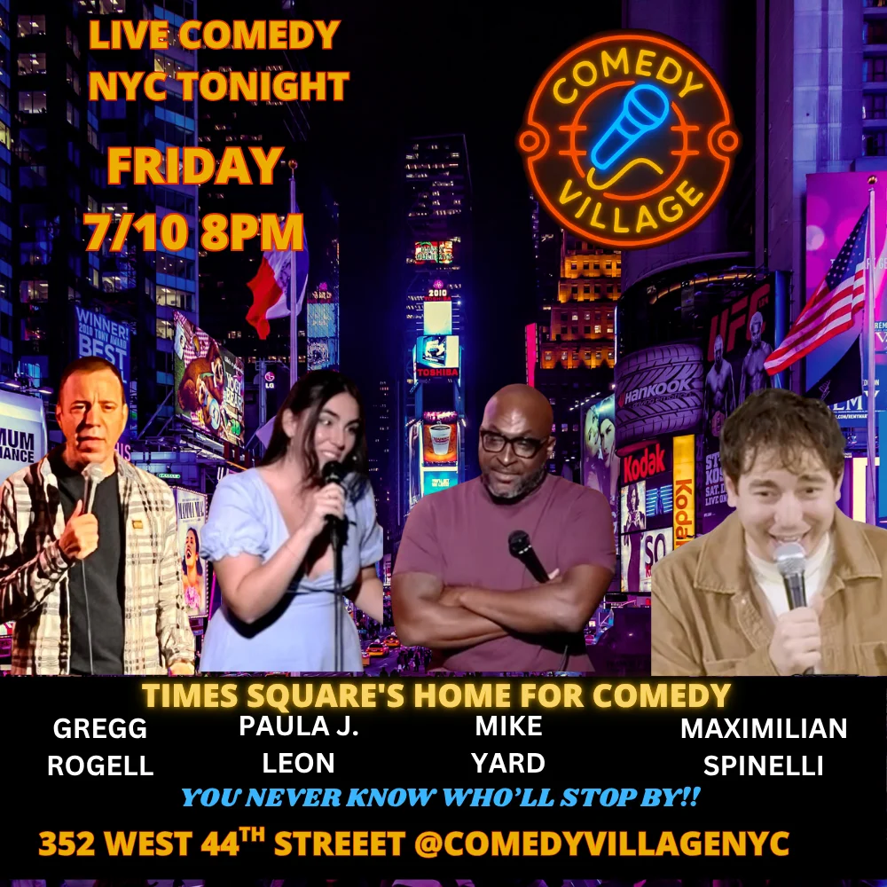 Poster for NYC Stand-Up | Fri, July 10th @8 PM