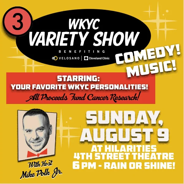 Poster for WKYC Channel 3 Variety Show: A Fundraiser for VeloSano