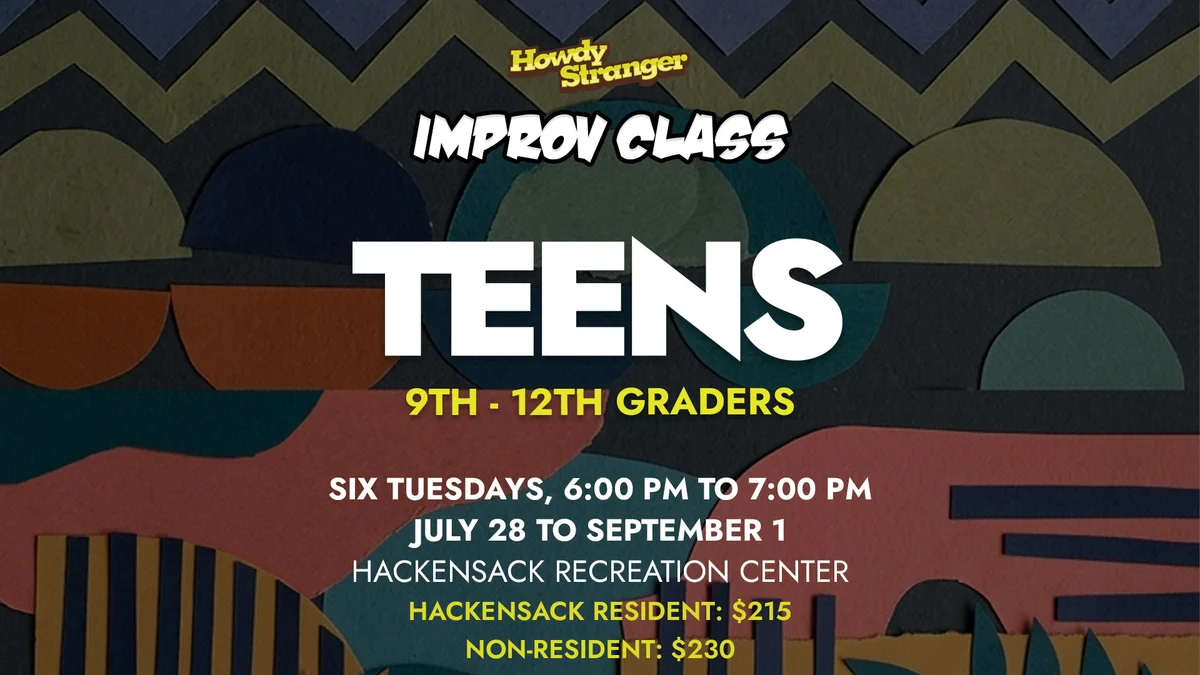 Poster for Improv for Teens (9th to 12th Graders)