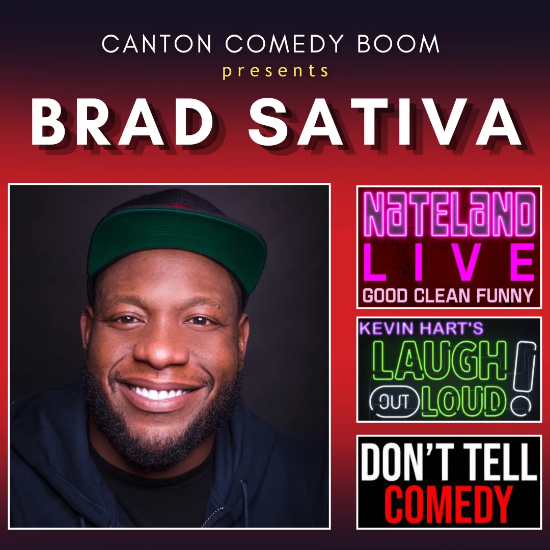 Poster for Brad Sativa at Canton Comedy Boom
