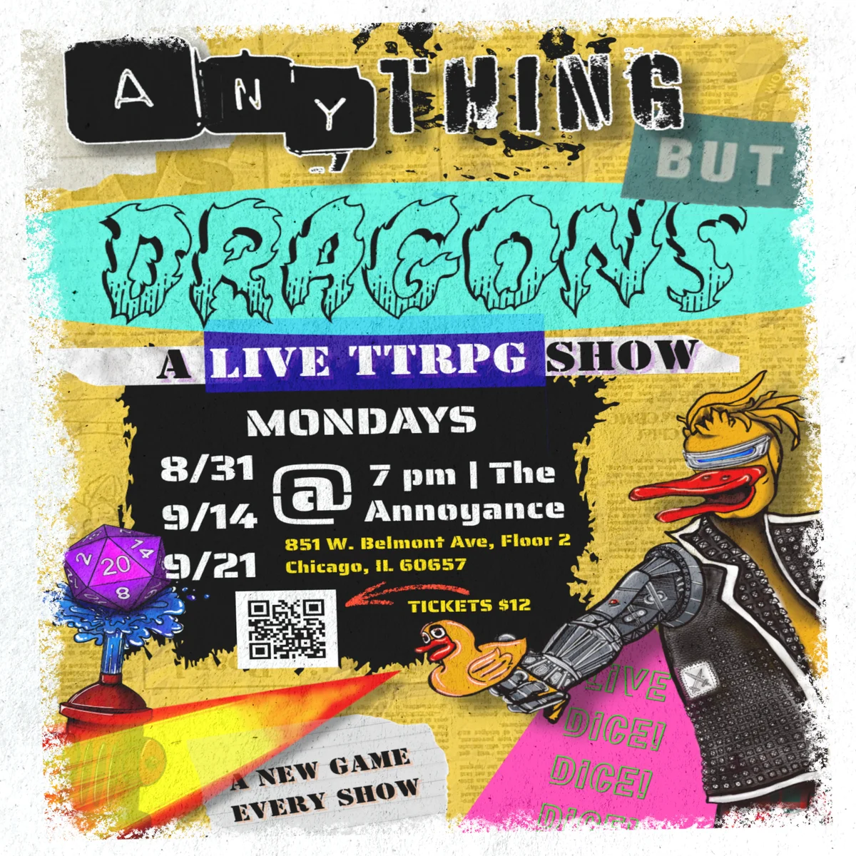 Poster for Anything But Dragons