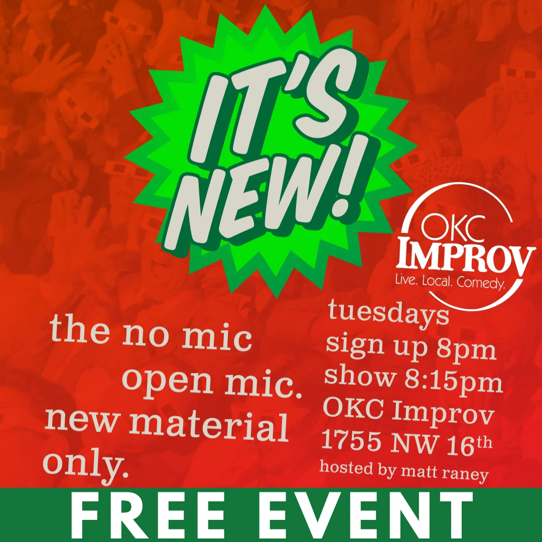 Poster for IT’S NEW: THE NO MIC, OPEN MIC (FREE EVENT) | 8:00PM