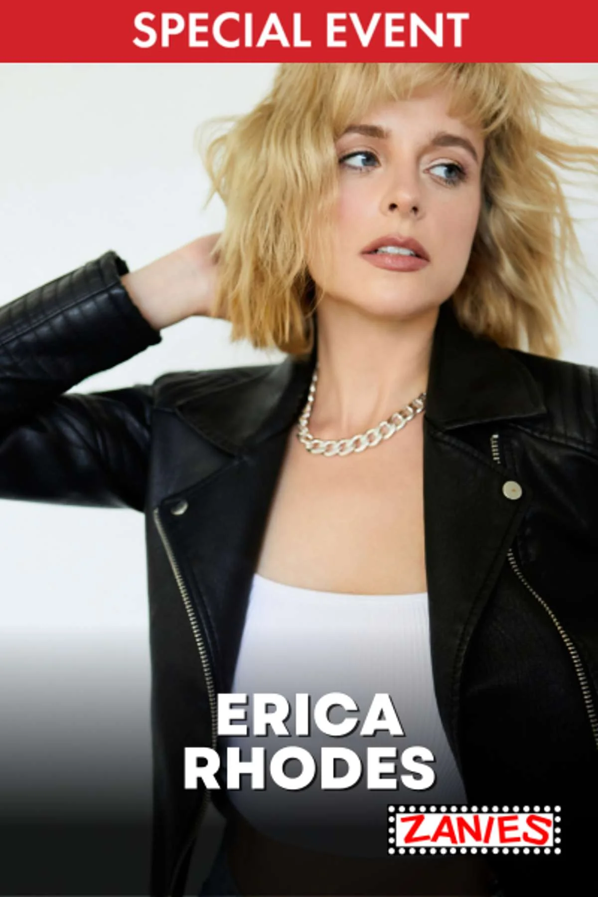 Poster for Erica Rhodes **Special Event**