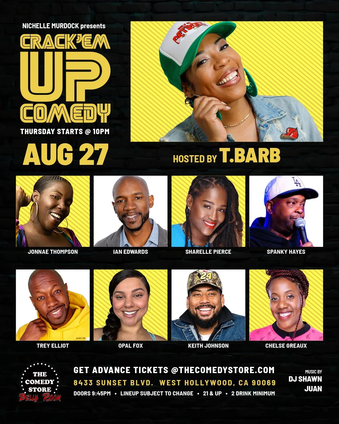 Poster for Crack'Em Up Thursdays