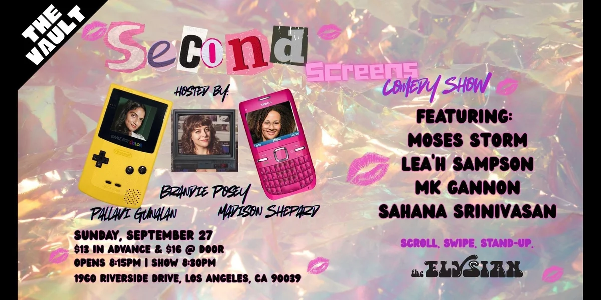 Poster for Second Screens Comedy