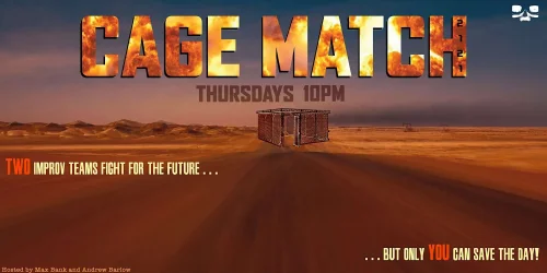 Poster for Cage Match: TBD vs. Hoopty