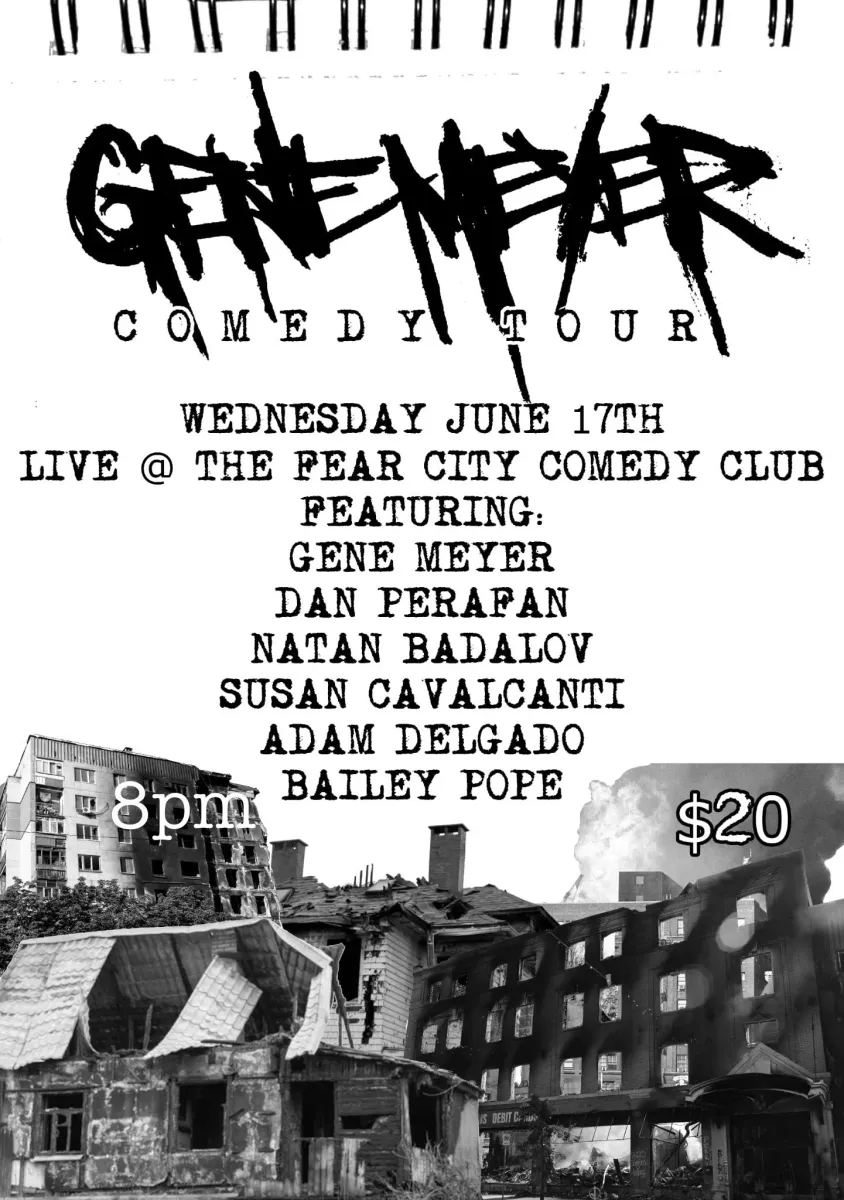 Poster for THE FEAR CITY COMEDY CLUB PRESENTS: GENE MEYER Comedy Tour - A Stand Up Comedy Show