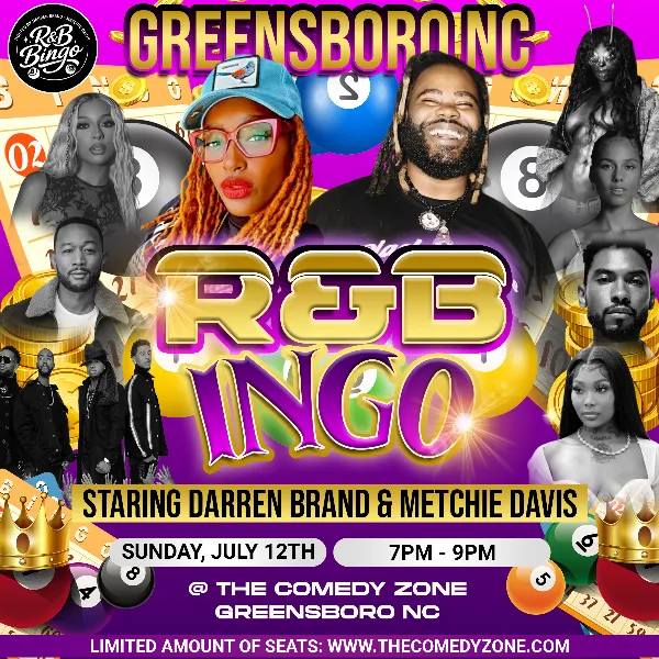 Poster for R&B Bingo