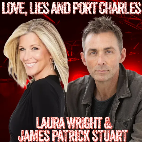 Poster for Love, Lies and Port Charles with Laura Wright and James Patrick Stuart