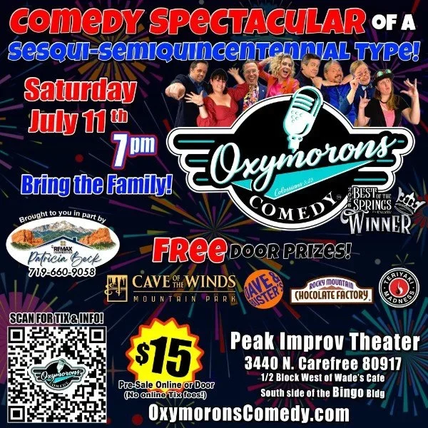 Poster for Oxymorons Improv Show