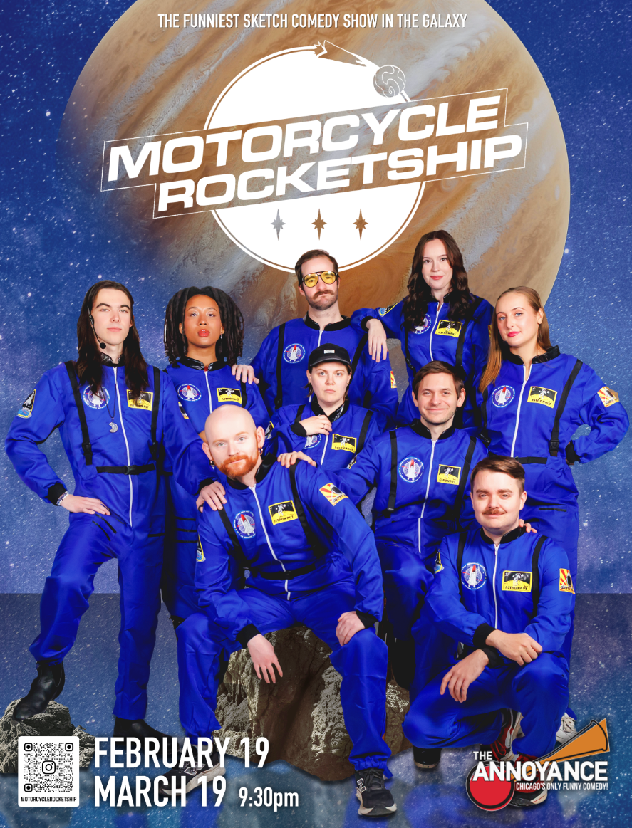 Poster for Motorcycle Rocketship