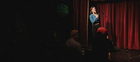 Poster for Hoopla Open Mic Comedy Night At Lyric Hyperion