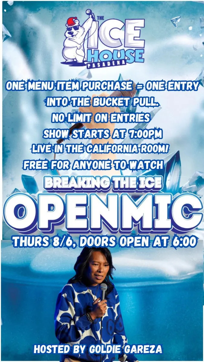 Poster for Breaking The Ice: Open Mic