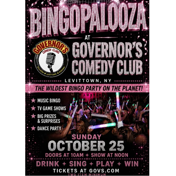 Poster for BINGOPALOZA - SPECIAL EVENT - SUNDAY, 10/25 AT 12:00PM