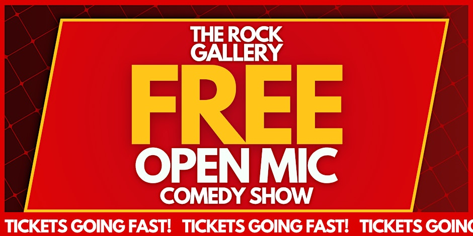Poster for FREE Open Mic Stand-Up Comedy Show