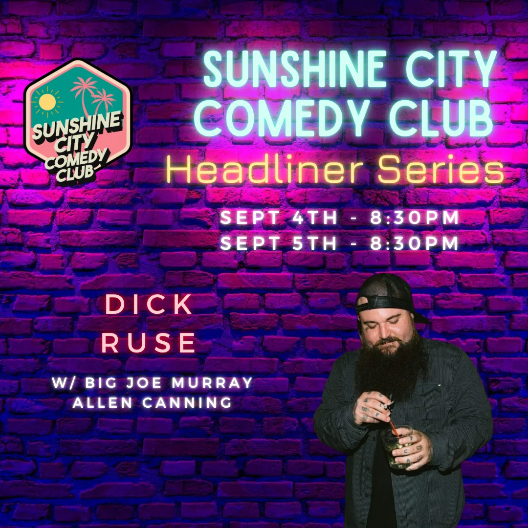 Poster for Headliner Dick Ruse