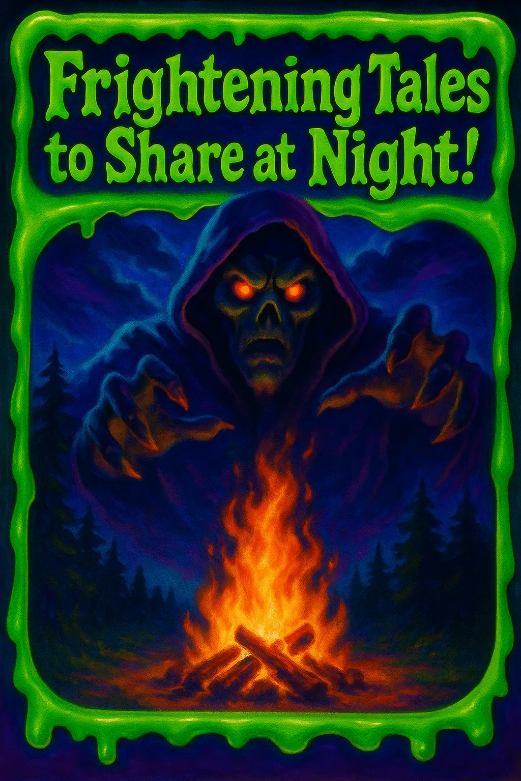 Poster for Frightening Tales to Share at Night!